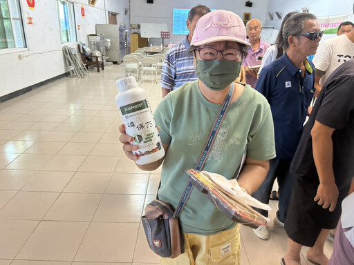 協助丹娜絲颱風受災農戶 佳和農化捐7000瓶植保資材助復耕