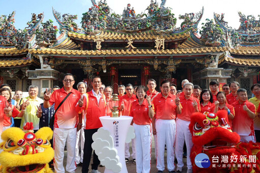 114年全國運聖火北港朝天宮取母火 祈媽祖保佑賽事順利
