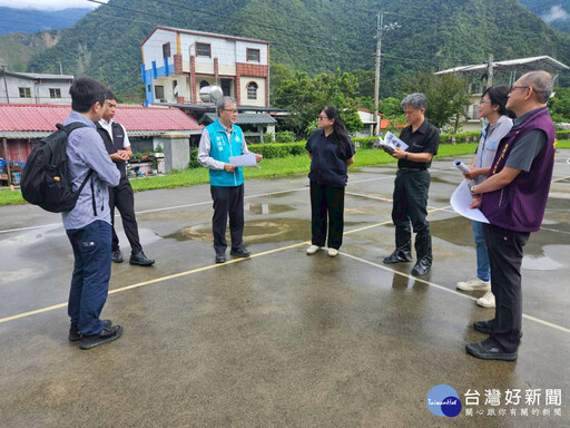 台東縣府即時掌握災情 教育部長勘災允全力協助新武分校