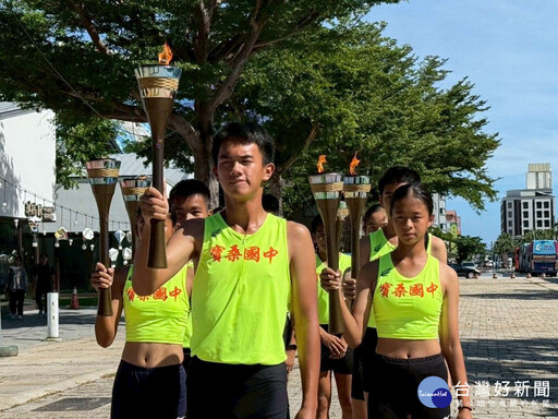 114全國運動會聖火傳遞抵台東 展現跨縣市攜手合作情誼