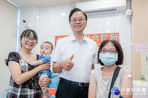 桃市宣導「左流右新」疫苗施打 張善政：雙重防護健康再升級