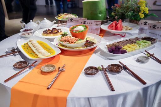 八里愛心教養院院生陶藝 登上將捷金鬱金香酒店宴席