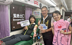 台電桃園區處熱血送愛 號召民眾挽袖捐血行善