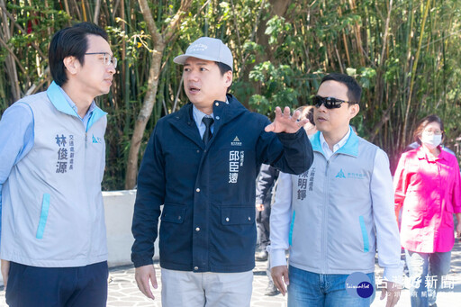 竹市高峰路506巷完工 邱臣遠視察通車情形