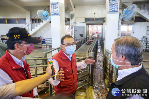 侯友宜視察肉品市場確認完成清消 讓民眾安心消費