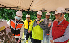 嚴防鳳凰颱風來襲 陳純敬視察汐止康寧街復原工程