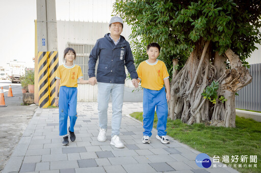 竹市港南國小通學步道啟用 打造安全友善通學環境