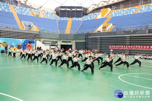 苗栗縣114年縣長盃傳統武術教育錦標賽 22校約350位好手切磋武藝