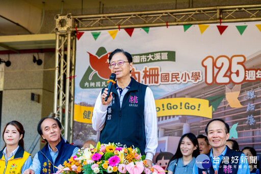 內柵國小125週年校慶暨運動大會 張善政:持續致力提供師生優質校園空間
