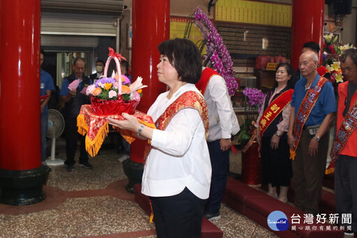 嘉義市王靈宮五顯大帝聖誕 黃敏惠祝壽祈福