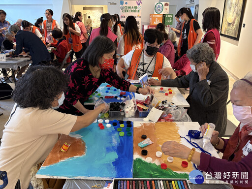 「畫出回憶與幸福」 彰化長輩美術館藝術療癒心靈