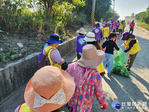 溪州鄉公所辦聯合淨堤 還給河川乾淨環境