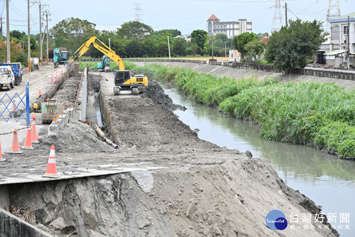 王惠美勘查清水溪正義橋坍塌現場 縣府投入3,842萬加速修復