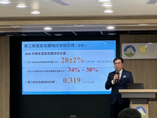 2030減碳目標再上修 環境部躬先表率帶頭盤查