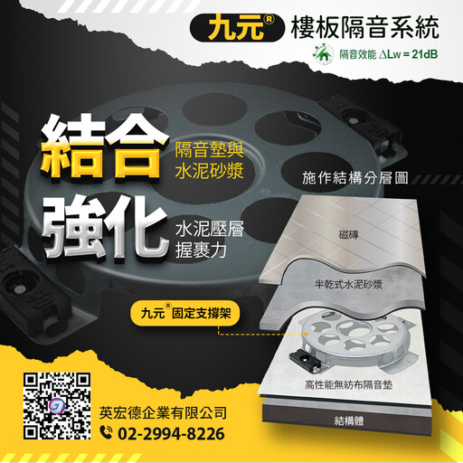 告別隔音選擇障礙！ 一次搞懂建築業界常用的隔音墊材質及工法差異