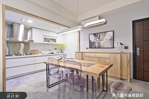 關於裝潢這件事，百萬預算其實也可以!台北20坪現代宅以木質與設計家具勾勒夢想生活