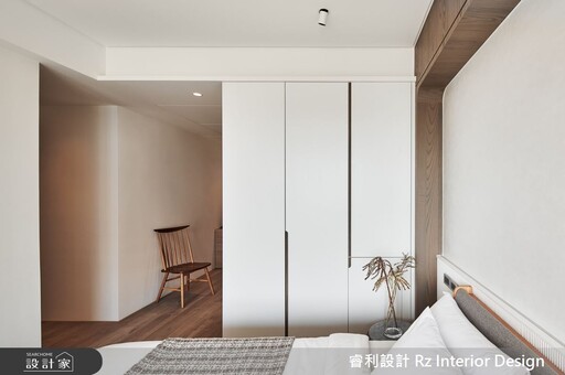 21坪3房透過精湛的設計，創造和諧、有機、能讓人放鬆呼吸的居家場域