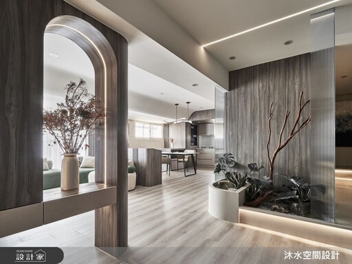 台北市40歲老宅的逆齡重生記!以弧形破解格局稜角，打造顛覆想像的弧形之家