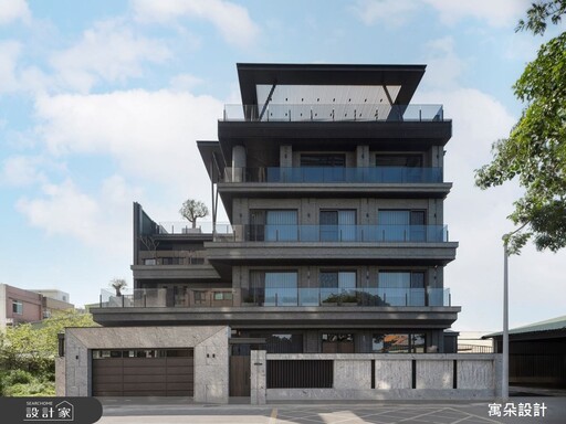 自地自建一棟透天別墅,構築三代理想的生活場景,敘寫詩意的現代療癒生活