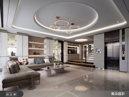 自地自建一棟透天別墅,構築三代理想的生活場景,敘寫詩意的現代療癒生活