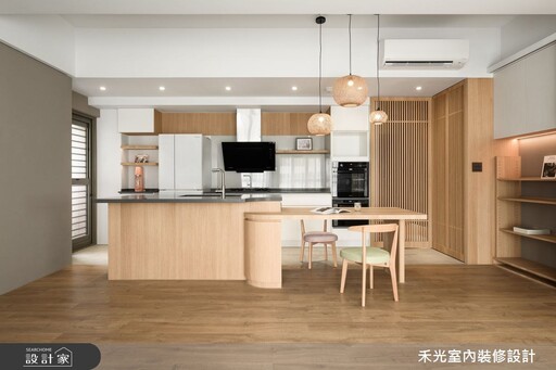 日式療癒系居所,在簡約中品味溫柔日常!五米移動電視牆X開闊格局X三分離衛浴,創造多元的生活場景