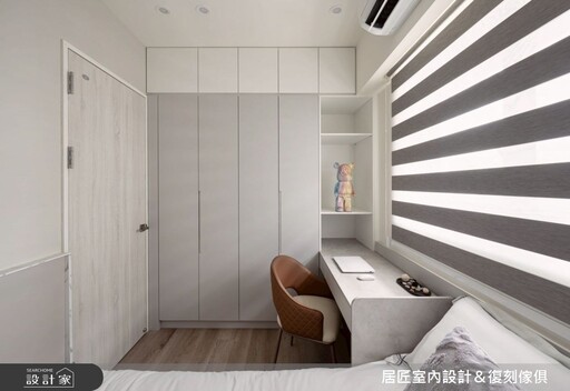 系統板材玩出裝修新高度!窗邊臥榻結合特色收納、備餐櫃與廚具完美整合,連小房間也能發揮絕佳坪效