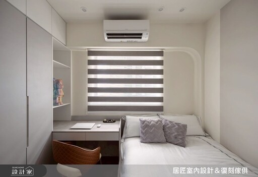 系統板材玩出裝修新高度!窗邊臥榻結合特色收納、備餐櫃與廚具完美整合,連小房間也能發揮絕佳坪效