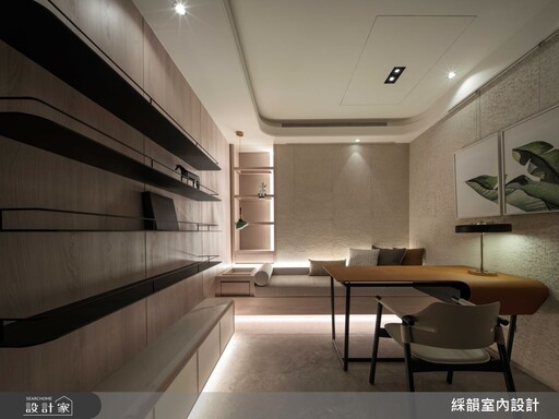 百坪預售屋讓屋主一見傾心!天然石材與大地色系堆疊,展現生活的高雅品味