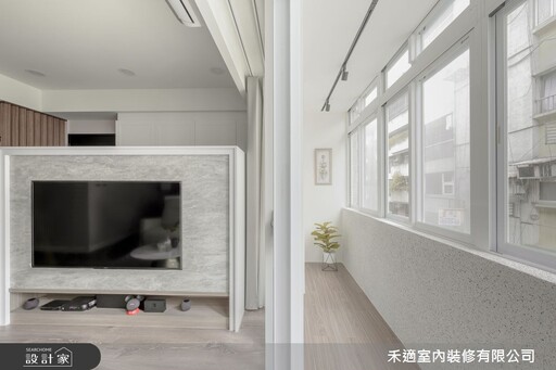 48 年高齡老屋改造計畫!電視半牆化解畸零格局、廚房翻新升級餐廚機能,陳舊老宅化身溫馨鄉村宅