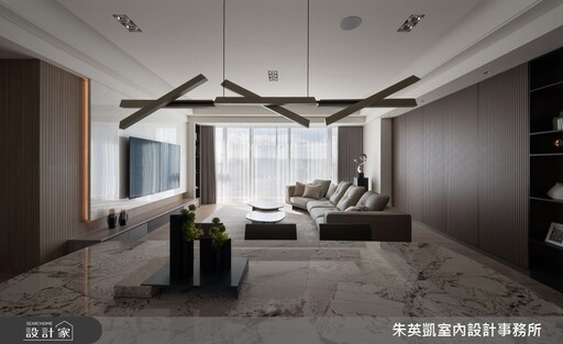 大地色與留白美學勾勒靜謐質感,台中 西屯38坪私宅美的不言而喻