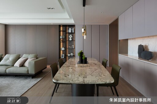 大地色與留白美學勾勒靜謐質感,台中 西屯38坪私宅美的不言而喻