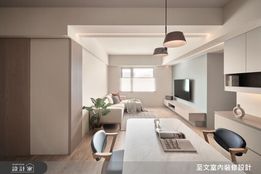 串連生活的溫度,29坪北歐風共享空間美學