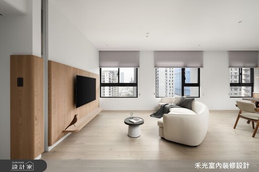 二次合作裝修,迎接新生命的到來!35坪雙拼住宅以簡約為題堆疊溫柔時刻