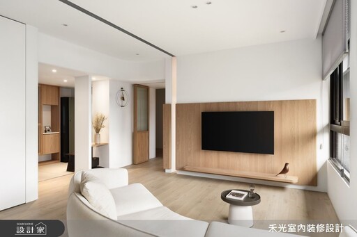 二次合作裝修,迎接新生命的到來!35坪雙拼住宅以簡約為題堆疊溫柔時刻