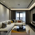沉穩與流動感兼具，37坪現代都會宅內的輕奢生活提案