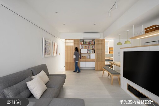 23坪簡約宅翻轉老屋超清爽,開放格局釋放生活新氣象!