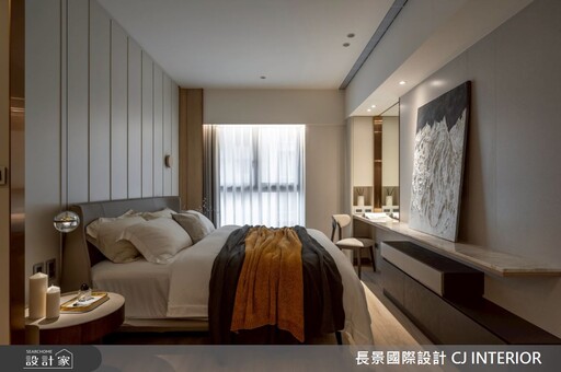 溫柔留白讓奢石點亮家的靈魂！高雄40坪新成屋混搭現代與美式，開啟生活的優雅篇章