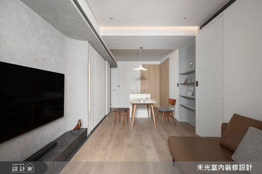 20 坪預售屋的格局魔術!小坪數巧納 3 房 2 廳,創造微型住宅生活的寬鬆感