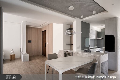 留白手法打造空氣感私宅！桃園42坪新成屋以Less is More概念讓視覺減壓心情更鬆弛