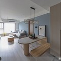 新婚夫妻攜手打造混搭風初晴寓所，高雄35坪預售屋以清新色調Ｘ圓弧實現顯化理想新婚宅