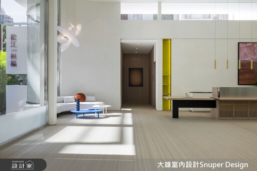 純白建築×都會綠意!接待中心引入現代語彙,光影流淌共譜生活面貌