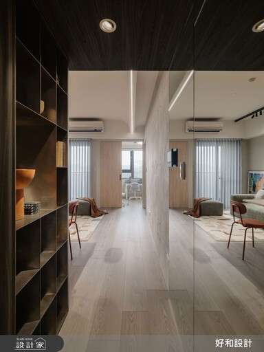 開箱室內設計師一家四口的溫馨宅!汐止17坪預售屋,靠活動家具打造自在親子生活