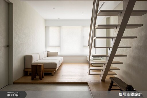 14坪日式複層小宅設計,木質茶室與簡約禪意的靜心空間