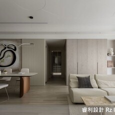 以灰、白寫下生活的薄霧淡韻，27.7坪侘寂風新成屋讓日常重新沈澱