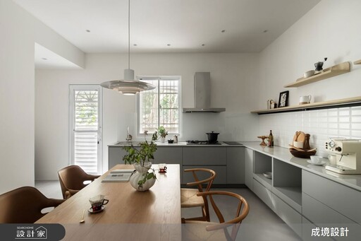 老屋翻新無極限!60坪老透天增設陽台與開窗,化解封閉格局讓光走入室