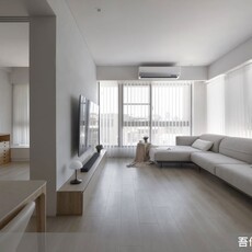 新竹室內設計爆紅推薦｜20坪3房純白美宅，光影迷人＋流暢動線收納，實現靜謐生活