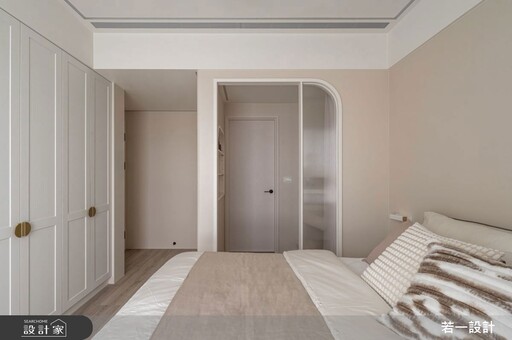 用一間新古典美宅為新婚生活按下開始鍵!苗栗竹南33坪新成屋用奶茶色營造溫馨感