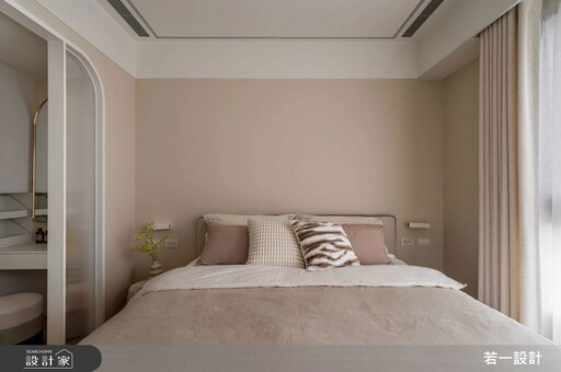 用一間新古典美宅為新婚生活按下開始鍵!苗栗竹南33坪新成屋用奶茶色營造溫馨感