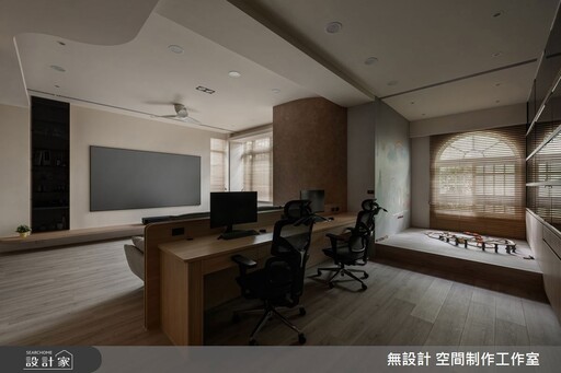 50 坪透天別墅蛻變為休閒度假宅!老透天以溫潤木質為基調,多元場域規劃讓平凡日常變美好時光