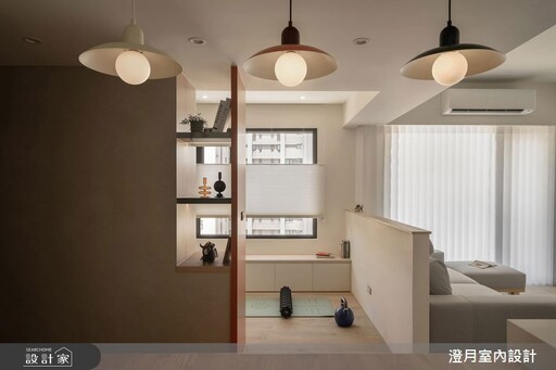 陽光女孩的北歐風居家！單車收納＋瑜珈空間，溫暖珊瑚橘注入活力感！